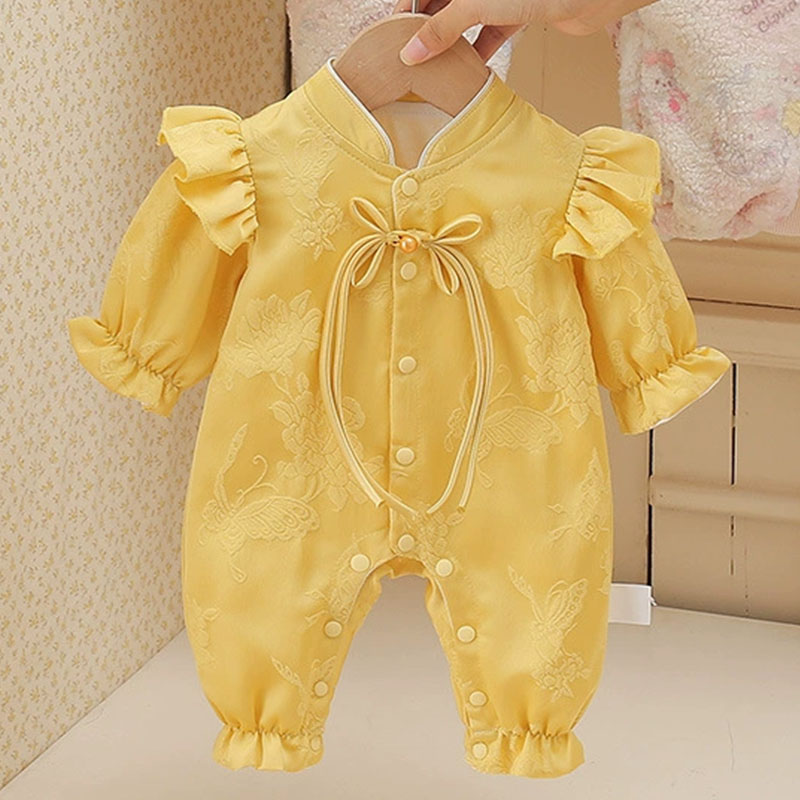 Baby Clothing Yellow - Spring Autumn Toddler Girl Clothes Chinese