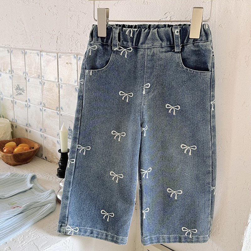 Girls Spring Autumn Jeans New  - đánh giá và giá Baby Clothing Drawing