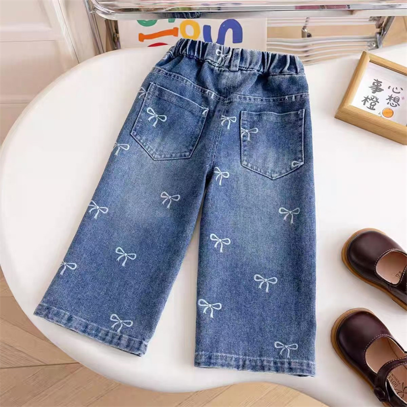Girls Spring Autumn Jeans New  - đánh giá và giá Baby Clothing Drawing