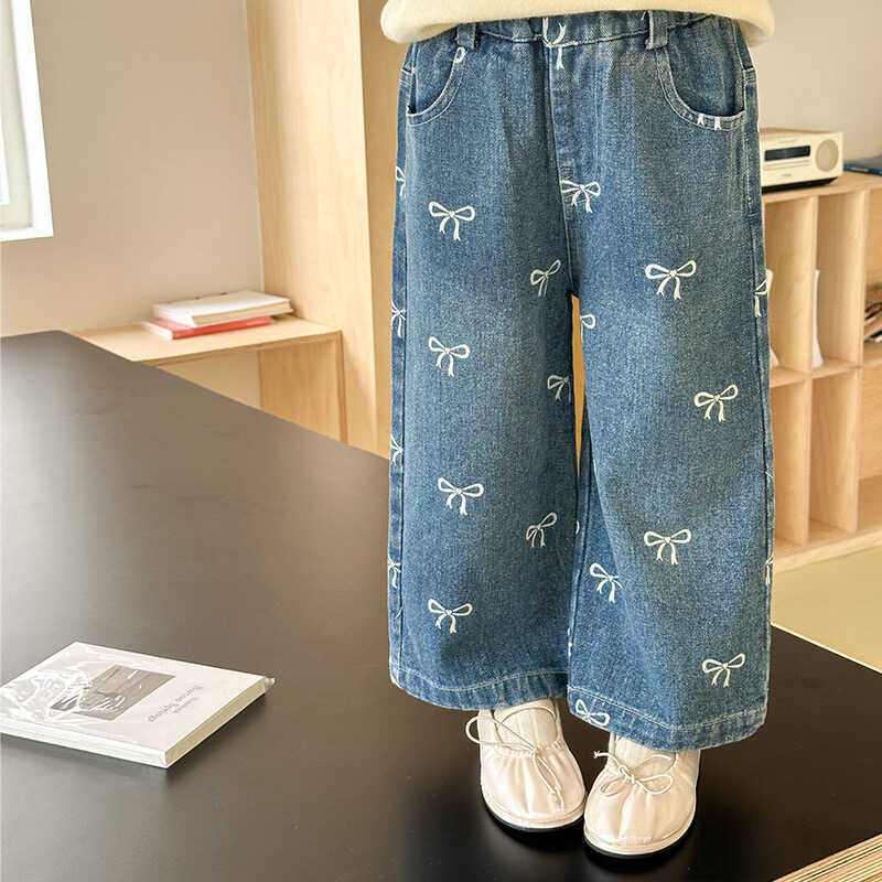 Girls Spring Autumn Jeans New  - đánh giá và giá Baby Clothing Drawing