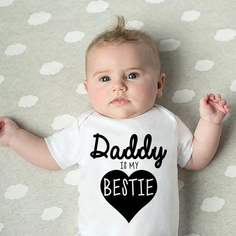 Daddy Is My Bestie Cute Baby B - đánh giá và giá Baby Clothing Online