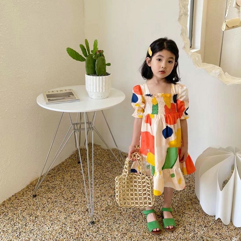 Girl's Dress Crinkle Color Blo - đánh giá và giá Baby Clothing Drawing