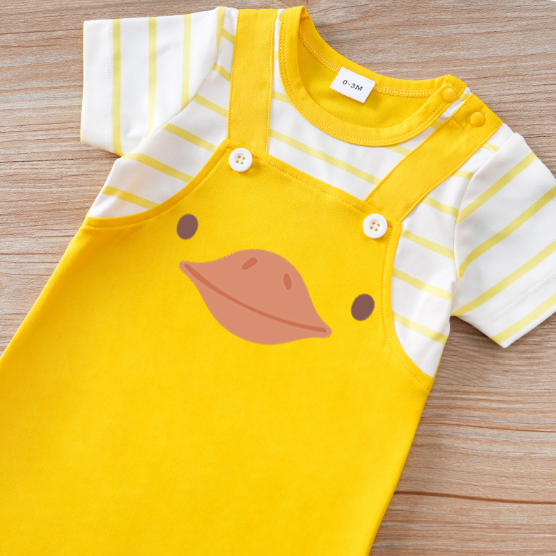 Cute Animal Print with Yellow  - đánh giá và giá Baby Clothing Yellow