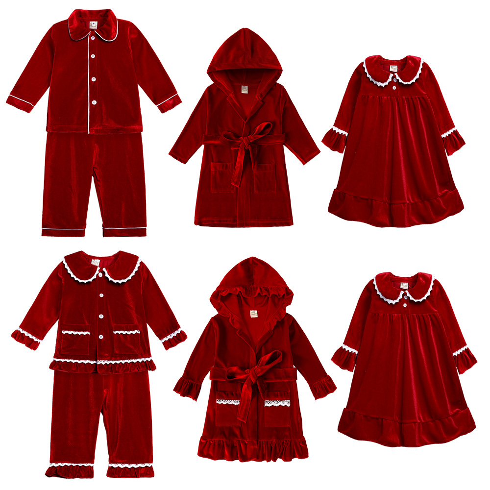 Children Christmas pjs Pajamas - đánh giá và giá Baby Gown Nightwear