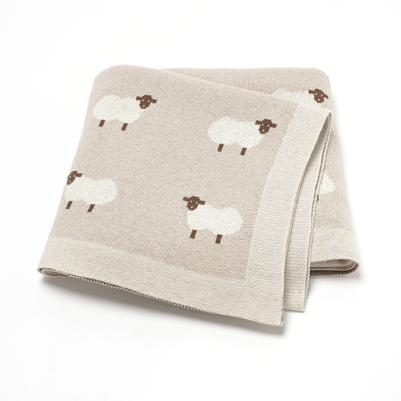 Cute Sheep Print Muslin Newbor - đánh giá và giá Muslin Swaddle Wrap