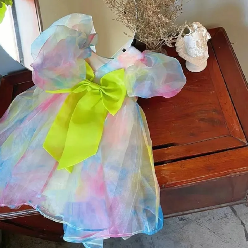 Summer Girls Dress Children'S  - đánh giá và giá Baby Clothing Yellow