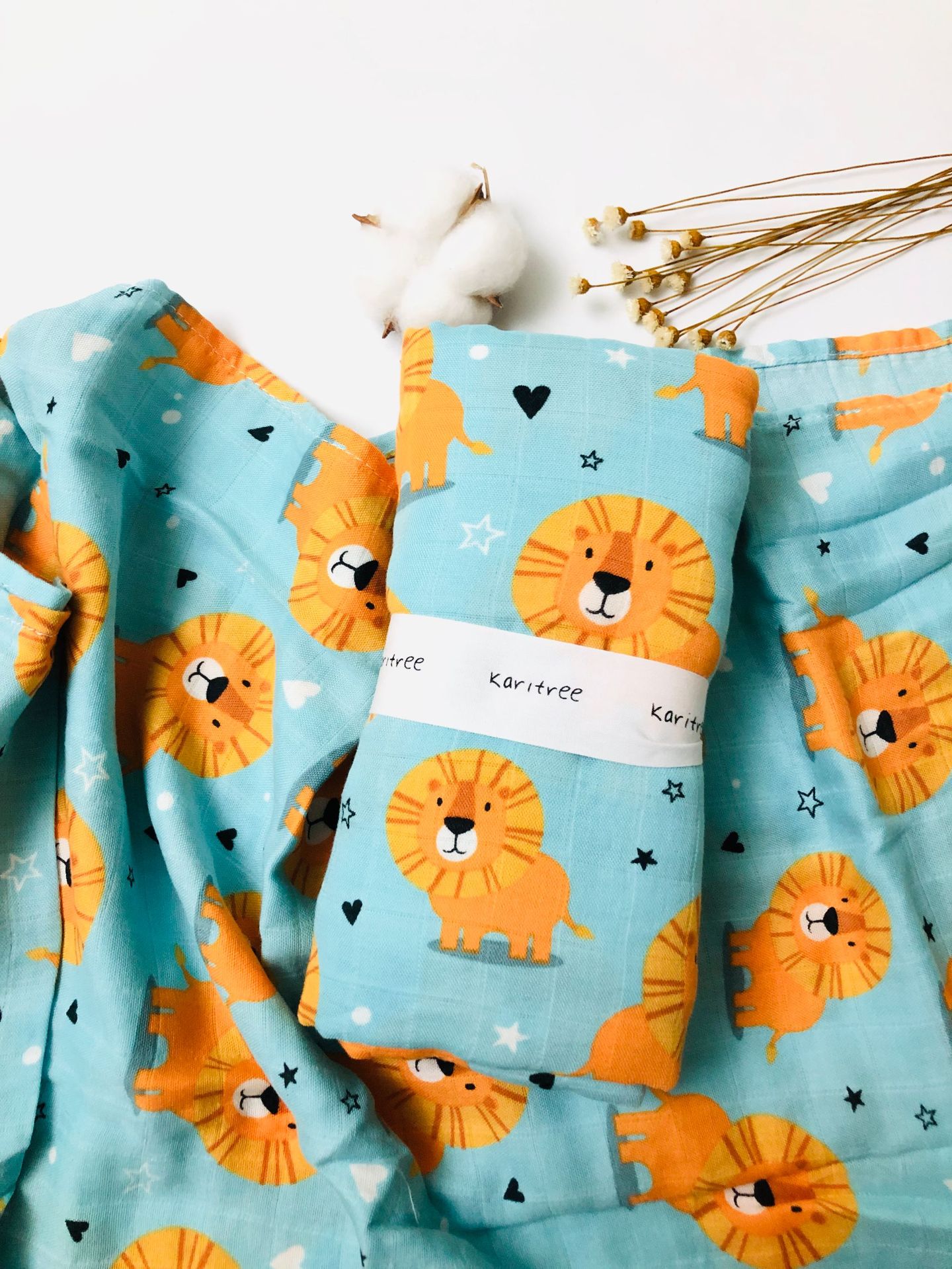 70% Sợi Tre Cho Bé 30% Cotton  - đánh giá và giá Muslin Swaddle Wrap