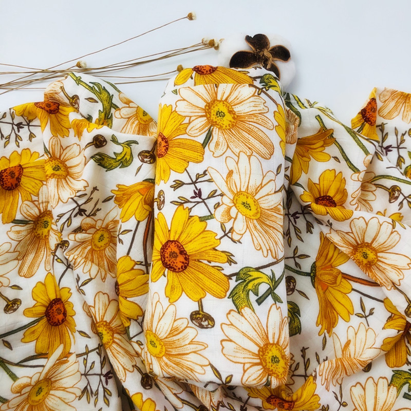 70% Sợi Tre Cho Bé 30% Cotton  - đánh giá và giá Muslin Swaddle Wrap