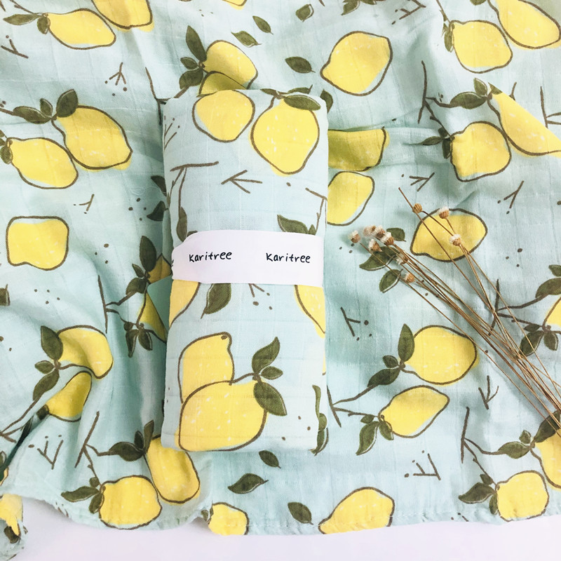70% Sợi Tre Cho Bé 30% Cotton  - đánh giá và giá Muslin Swaddle Wrap