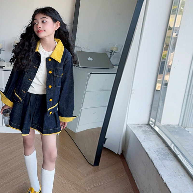 Teen Girls Trendy Yellow Lapel - đánh giá và giá Baby Clothing Yellow