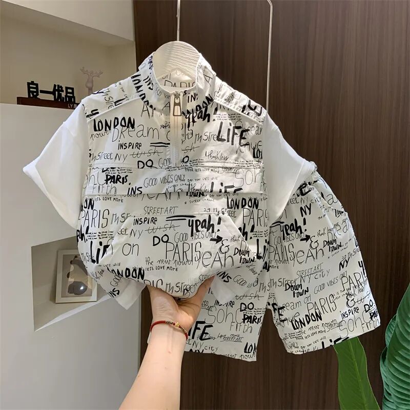 Boys Summer Clothing Set 2024  - đánh giá và giá Baby Clothing Drawing