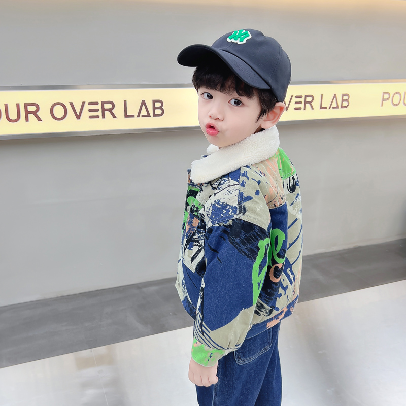 Kids Baby Warm Denim Jacket Pa - đánh giá và giá Baby Clothing Drawing