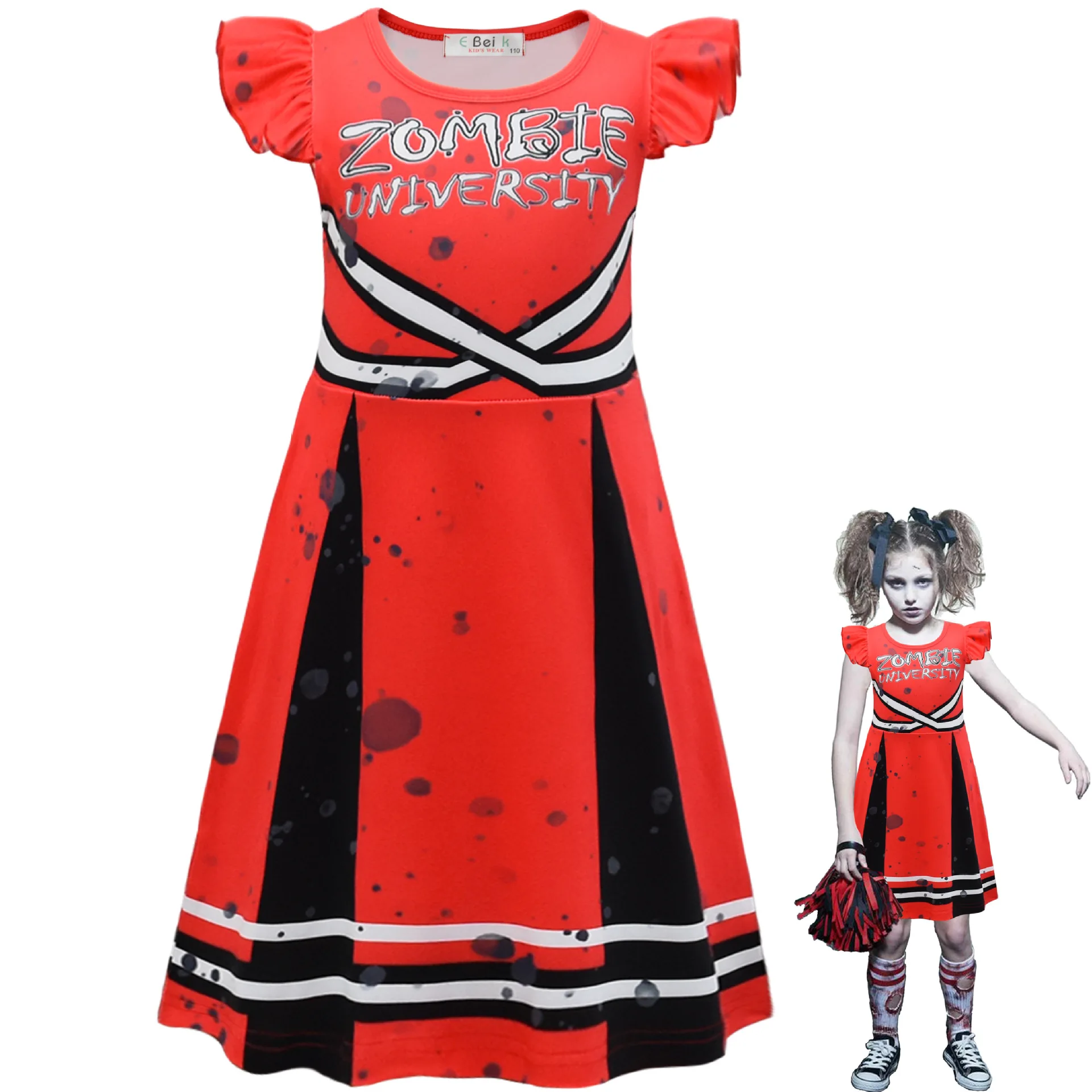 New Grils Dress Zombies 2 Cosp - đánh giá và giá Baby Clothing Unit