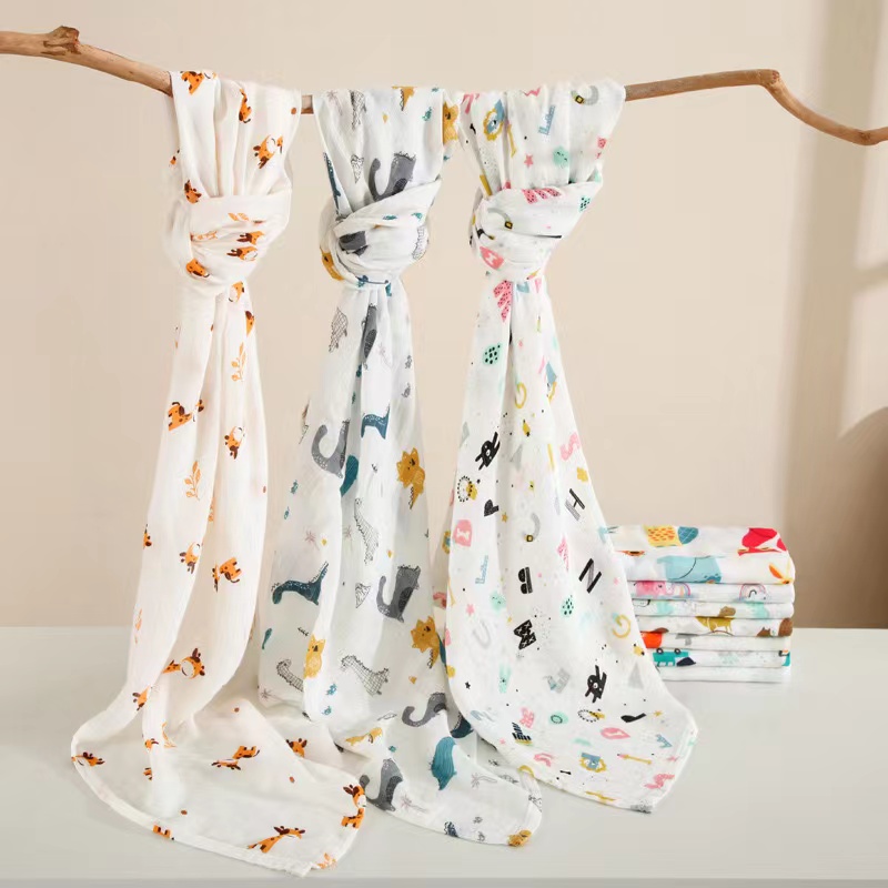 Multi-function Soft  Light Bre - đánh giá và giá Muslin Swaddle Wrap