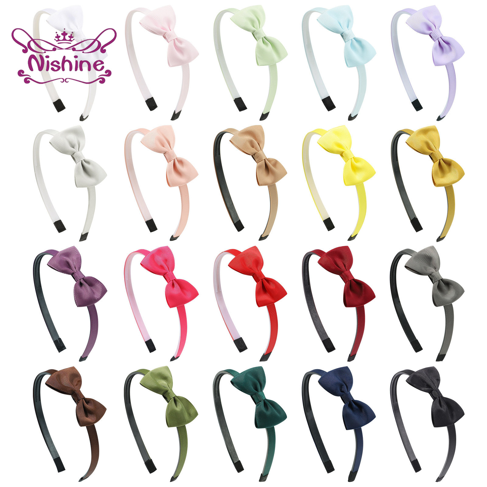 1PCS Ribbon Bow Knot Headband  - đánh giá và giá Baby Clothing 1 Year Old