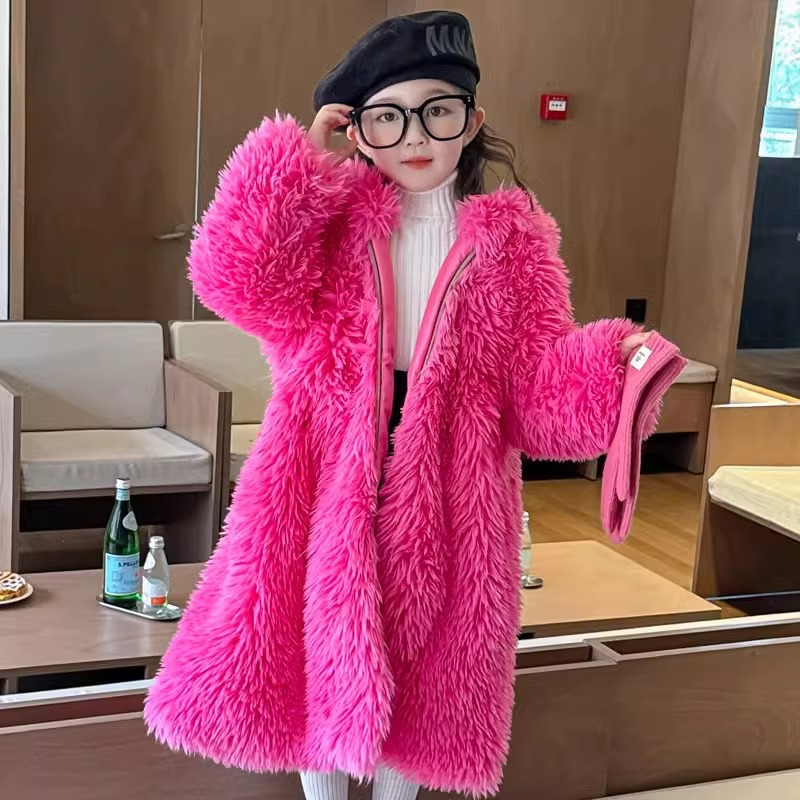 Autumn  winter girls fur coat  - đánh giá và giá Baby X Clothing