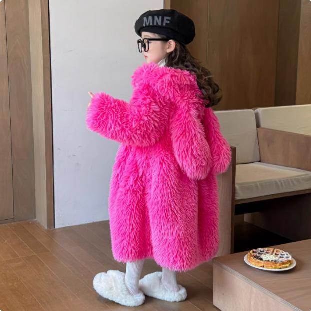 Autumn  winter girls fur coat  - đánh giá và giá Baby X Clothing