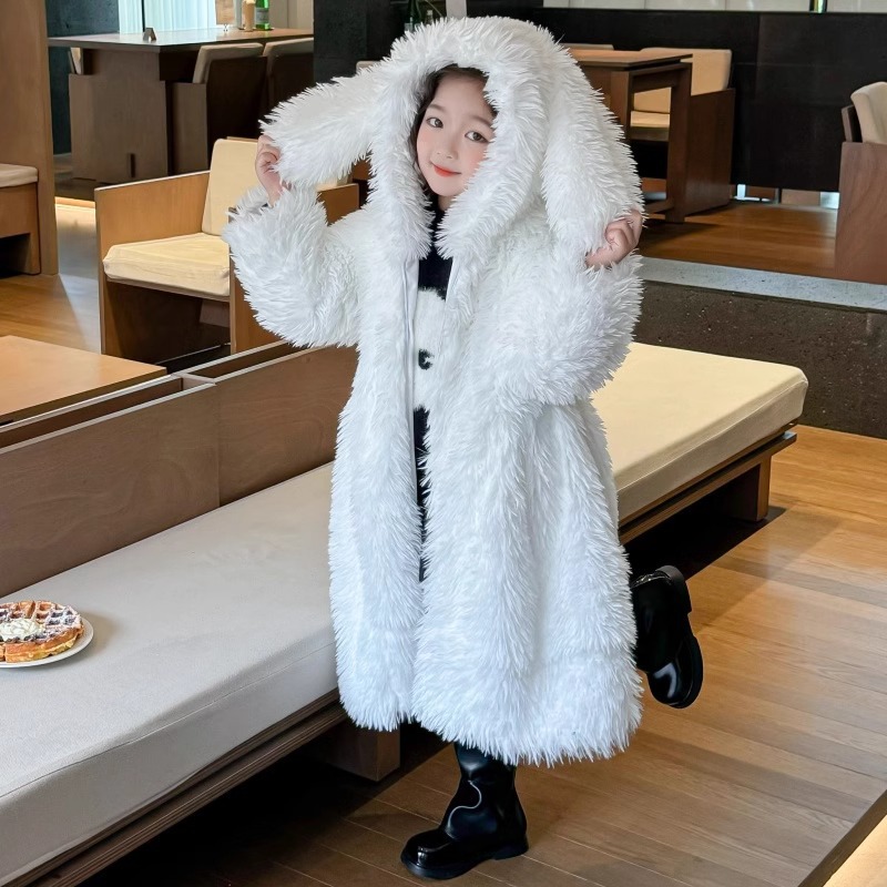 Autumn  winter girls fur coat  - đánh giá và giá Baby X Clothing