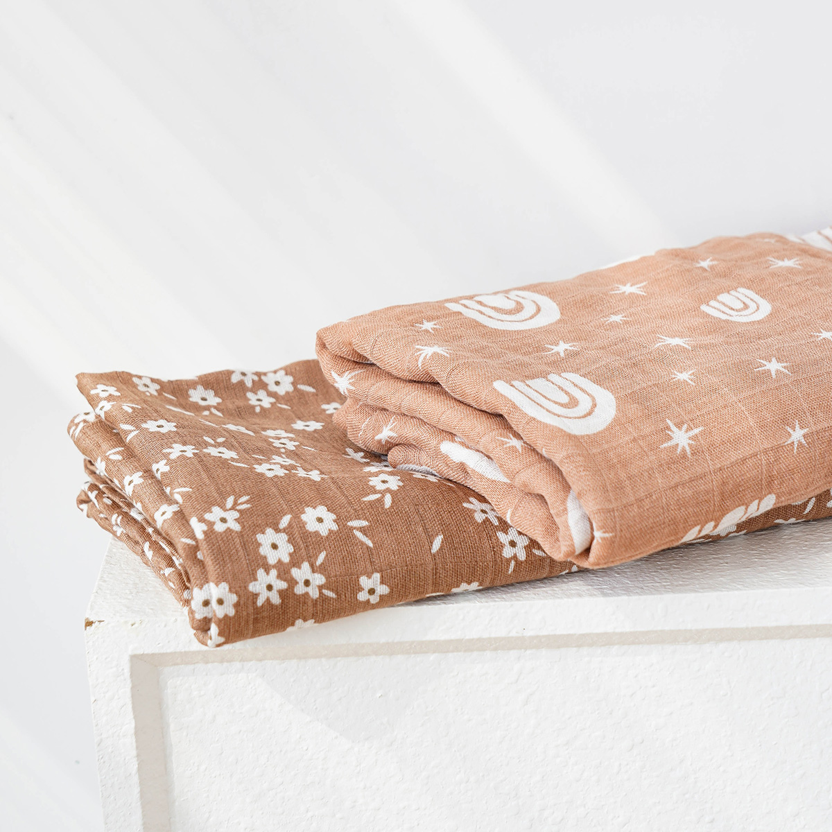 120x110cm 2 Layers Baby Muslin - đánh giá và giá Muslin Swaddle Wrap
