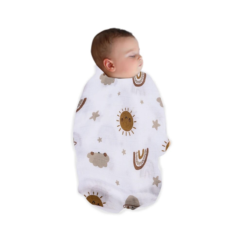 120x110cm Bamboo Cotton Baby M - đánh giá và giá Muslin Swaddle Wrap
