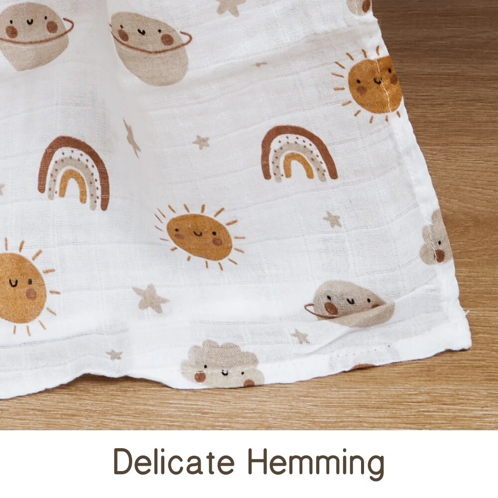 120x110cm Bamboo Cotton Baby M - đánh giá và giá Muslin Swaddle Wrap