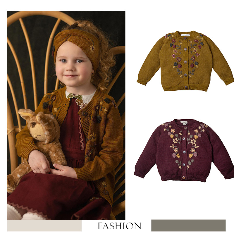 2024 Girls Knitted Cardigan Wo - đánh giá và giá Knit Cardigan Infant